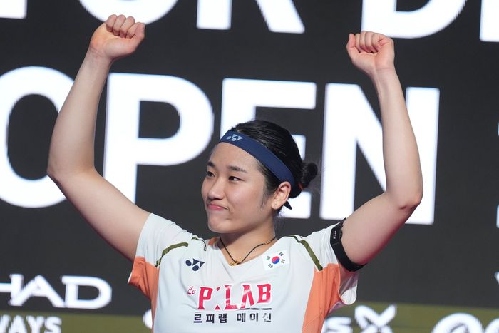 ‘부상 투혼’ <b>안세영</b>, 왕즈이 꺾고 역대 <b>최다승</b> 위업