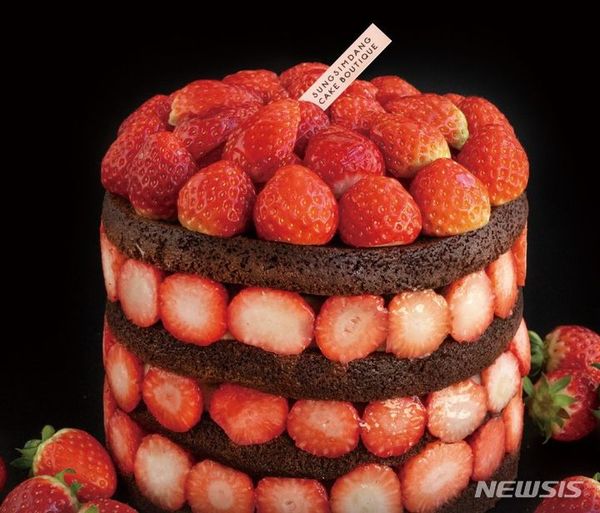 성심당 인기 케이크 '딸기시루'ⓒ뉴시스