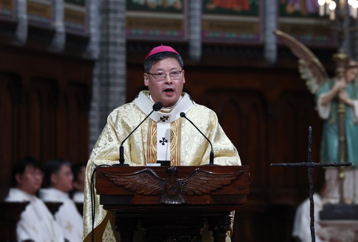 천주교 서울대교구장 정순택 대주교.ⓒ 뉴시스