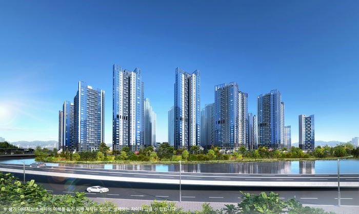 반포 래미안 트리니원 투시도.ⓒ삼성물산