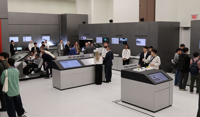 6일(현지시각) 라스베이거스 컨벤션센터(LVCC) 현대모비스 부스 전경.ⓒ현대모비스