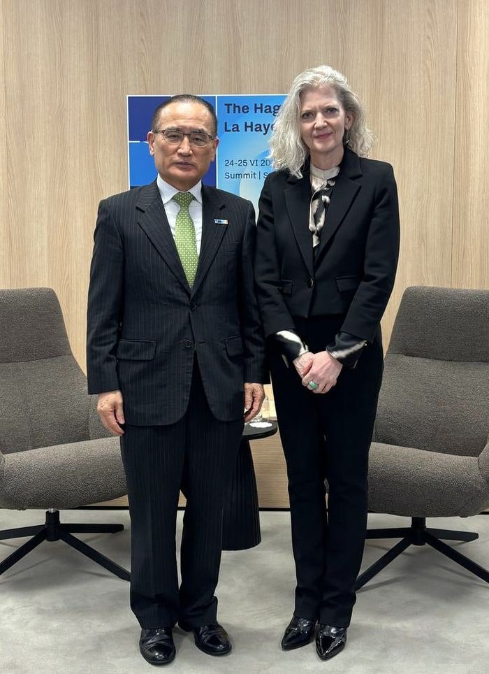 <b>위성락</b> 안보실장, <b>후커</b> 美 국무차관 <b>면담</b>…"안보 후속 논의 가속 기대"