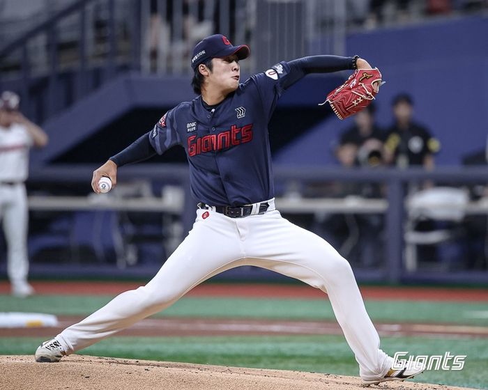 '7.1이닝 1실점' 인생투 펼친 <b>이민석</b>, <b>롯데</b> 8위 점프