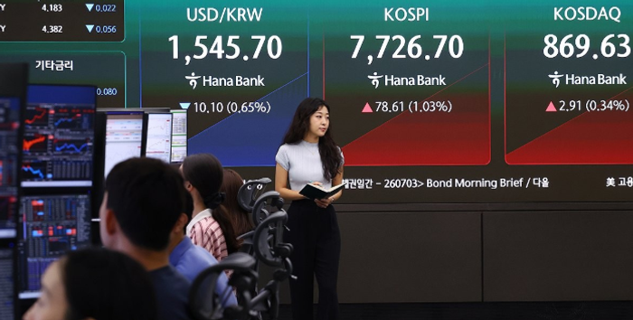 코스피 추락 어디까지…외인 ‘팔자’에 7500선 반납 [시황]