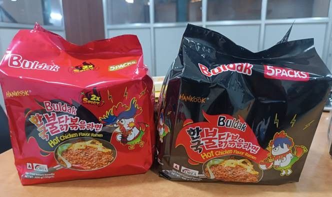 중국에서 판매되고 있는 불닭볶음면 유사상품 이미지ⓒ온라인 커뮤니티 갈무리
