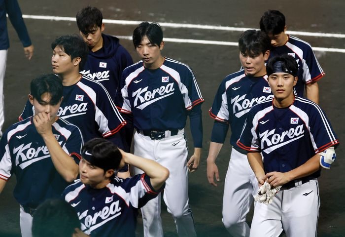 ‘나고야 참사’ <b>한국야구</b>, 사회인 <b>야구</b> 일본에 0-5 <b>완패</b>…노시환 병살...