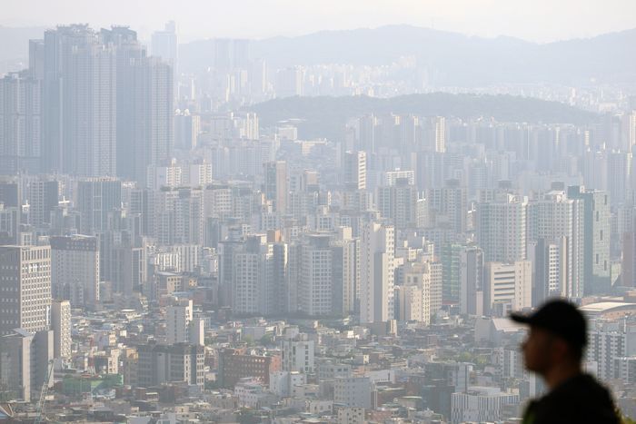 서울 남산에서 바라본 시내 아파트 모습. ⓒ뉴시스