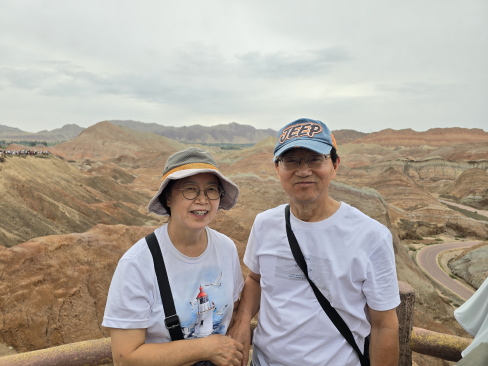 ◆…在“chilchae Mountain”的山頂上[照片=由我提供]