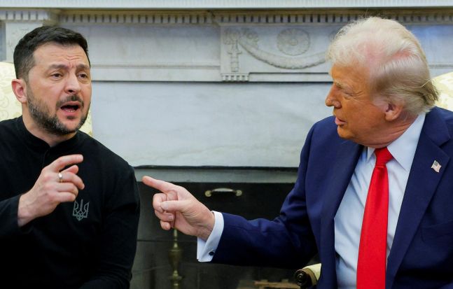 ◆…美國總統唐納德·特朗普（Donald Trump）在美國華盛頓特區的白宮會見了烏克蘭總統烏克蘭（Bolodimir Zeleseki Ukraine）[照片=路透社]