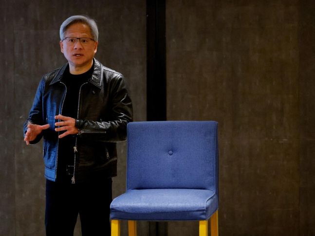 ◆…젠슨 황 엔비디아 최고경영자(CEO) &lt;사진 로이터&gt;