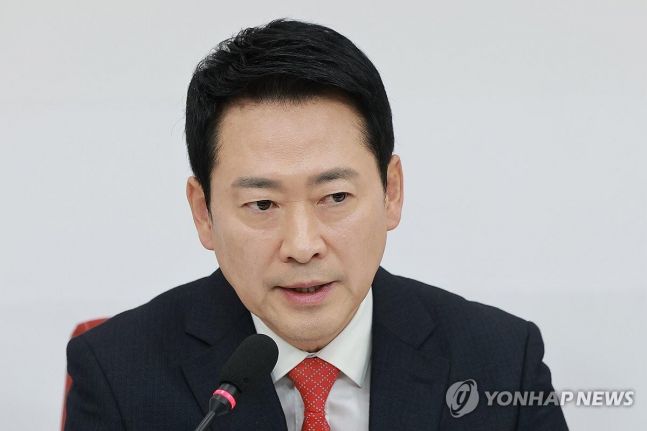 ◆…장동혁 국민희힘 대표. 사진=연합뉴스