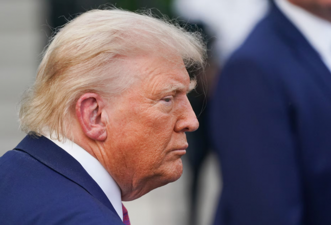 ◆…미국 워싱턴 D.C. 백악관에서 열린 행사에 참석 중인 도널드 트럼프 미국 대통령. 사진=로이터통신