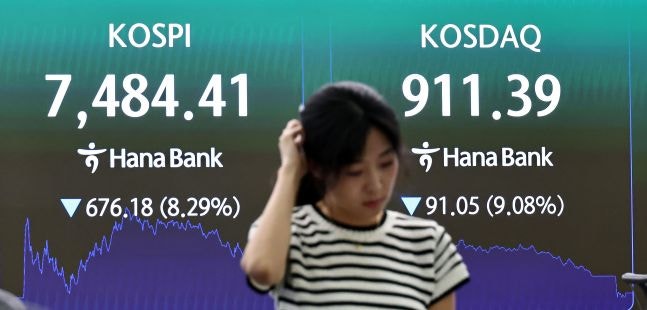 코스피, 하루 만에 8%대 급반등…8000선 회복