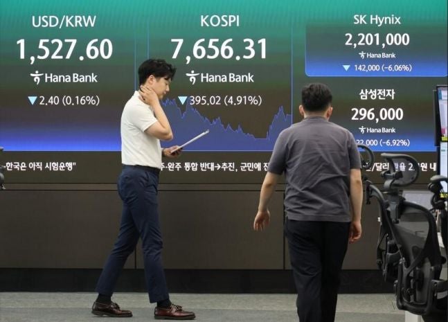 삼성전자 최대 실적에도 반도체주 급락..."문제는 실적이 아니라 눈높이" [주가동향]