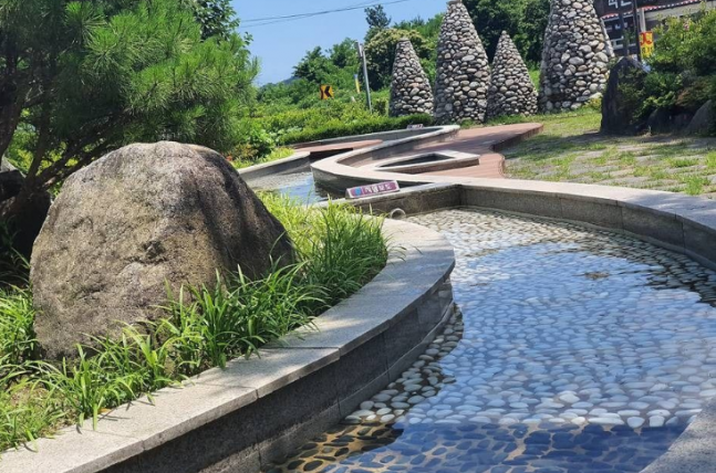 ◆…척산족욕공원 사진=속초시 공식블로그