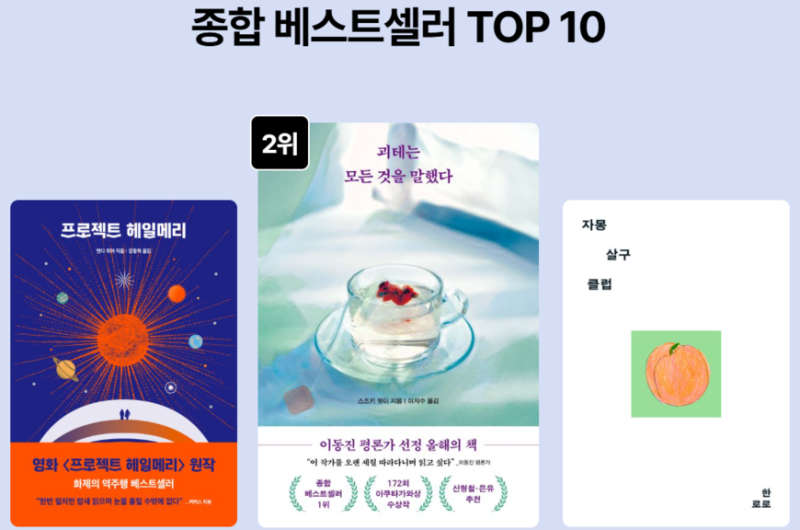 베스트셀러 목록이 말해주는 것들