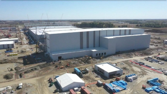 인디애나주 코코모시에 건설된 삼성SDI와 스텔란티스의 스타플러스에너지 합작 공장 [ⓒ스타플러스에너지 링크드인 발췌]