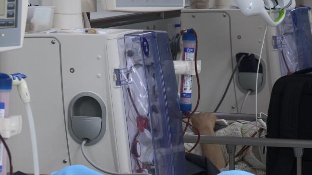 신장 투석 진행 모습 [사진=연합뉴스TV]