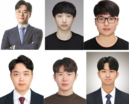 IEEE IEDM 2025서 하이라이트 논문·최우수 학생 논문을 수상한 전상훈 교수 연구팀.상단 왼쪽부터 KAIST 전상훈 교수,<a href=