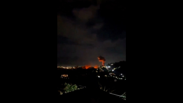 트럼프 미 대통령이 자신의 소셜네트워크 트루스 소셜에 게시한 베네수엘라 공습 장면 캡처