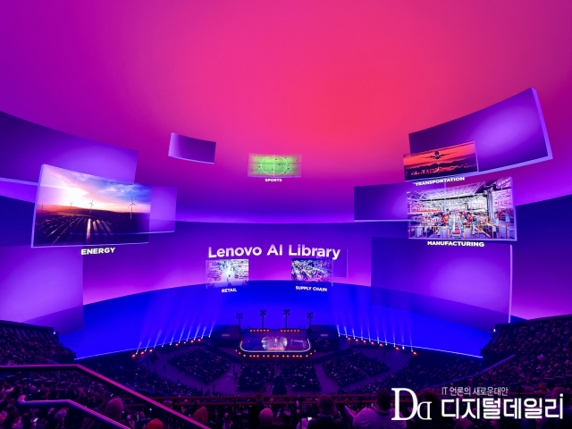 켄 웡(Ken Wong) 레노버 SSG(솔루션 및 서비스 그룹) 사장은 6일(현지시간) 미국 라스베이거스 스피어(Sphere)에서 열린 '레노버 테크월드 @ CES 2026'에서 기업용 AI 솔루션의 청사진을 제시하