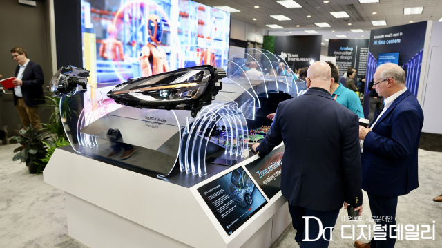CES 2026 TI 부스 전경 [사진=김문기 기자]