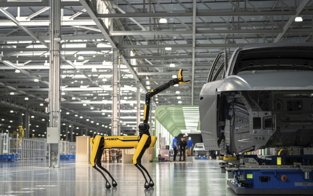 보스톤다이내믹스 4족 보행 로봇 스팟.[ⓒ 현대차그룹]