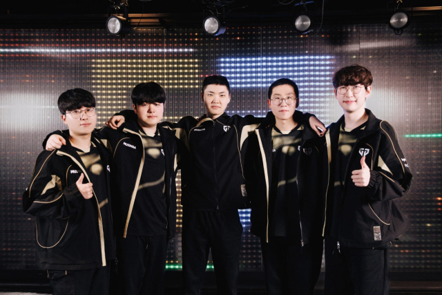 젠지e스포츠 '리그오브레전드' 선수단. [사진=LCK]