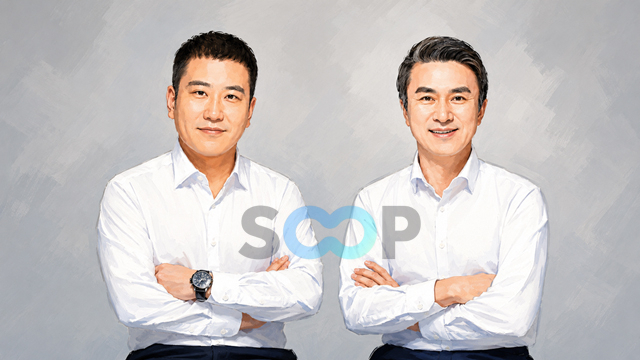 이민원(왼쪽)·최영우 SOOP 각자대표. [사진=챗GPT 생성 이미지]