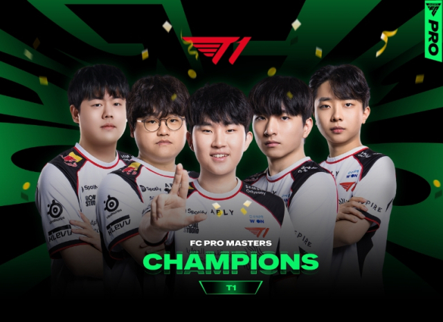 T1 'FC 온라인' 선수단. [사진=넥슨]