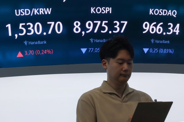 코스피, 장초반 9000선 내줘…외국인 매도에 대형주 줄줄이 약세