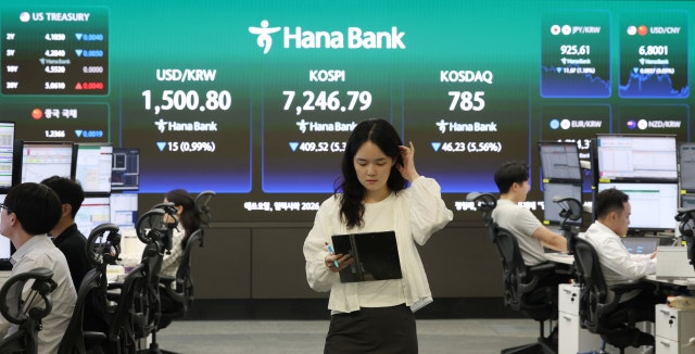 코스피·코스닥, 5%대 급락 마감…증권가 "레버리지로 수급 꼬여"