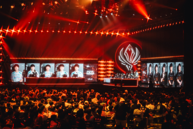 7월9일 '2026 MSI' 승자조 결승전 한화생명e스포츠와 빌리빌리 게이밍 경기 현장. [사진=LCK]