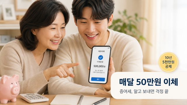 [셀럽稅스토리] 자녀에게 매달 50만원씩 이체하면 '세금 폭탄' 맞을까요?