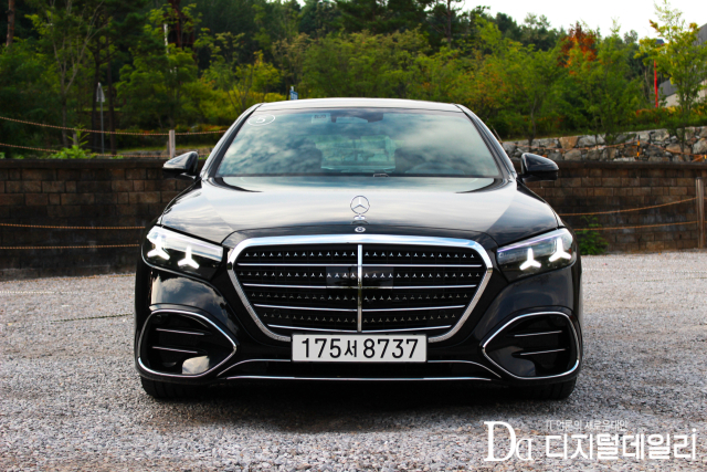 메르세데스 벤츠 S 450 4MATIC Long AMG Line 외관.[사진=윤서연 기자]