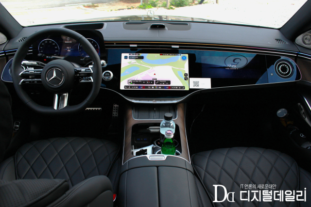 메르세데스 벤츠 S 450 4MATIC Long AMG Line 1열.[사진=윤서연 기자]