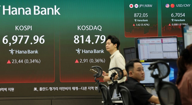 코스피, 하루 만에 7000선 재탈환…SK하이닉스 1.5%↑