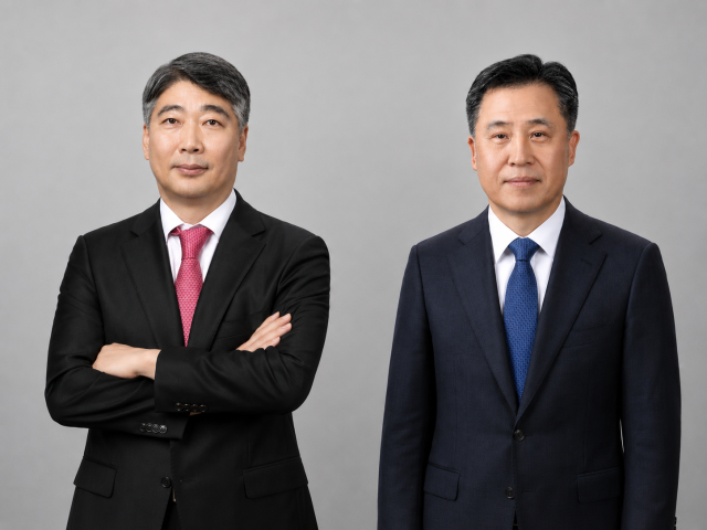 김종민(왼쪽), 장원재 메리츠증권 대표 [사진=메리츠증권]