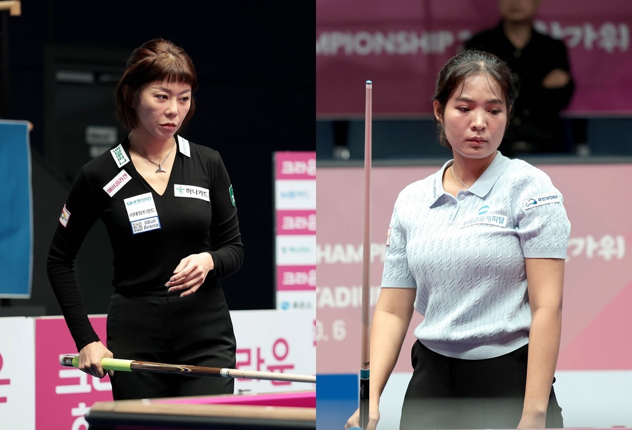 '흔들림 없는 LPBA 양대산맥' <b>김가영</b>-<b>스롱 피아비</b>, 나란히 크라운해태 챔...