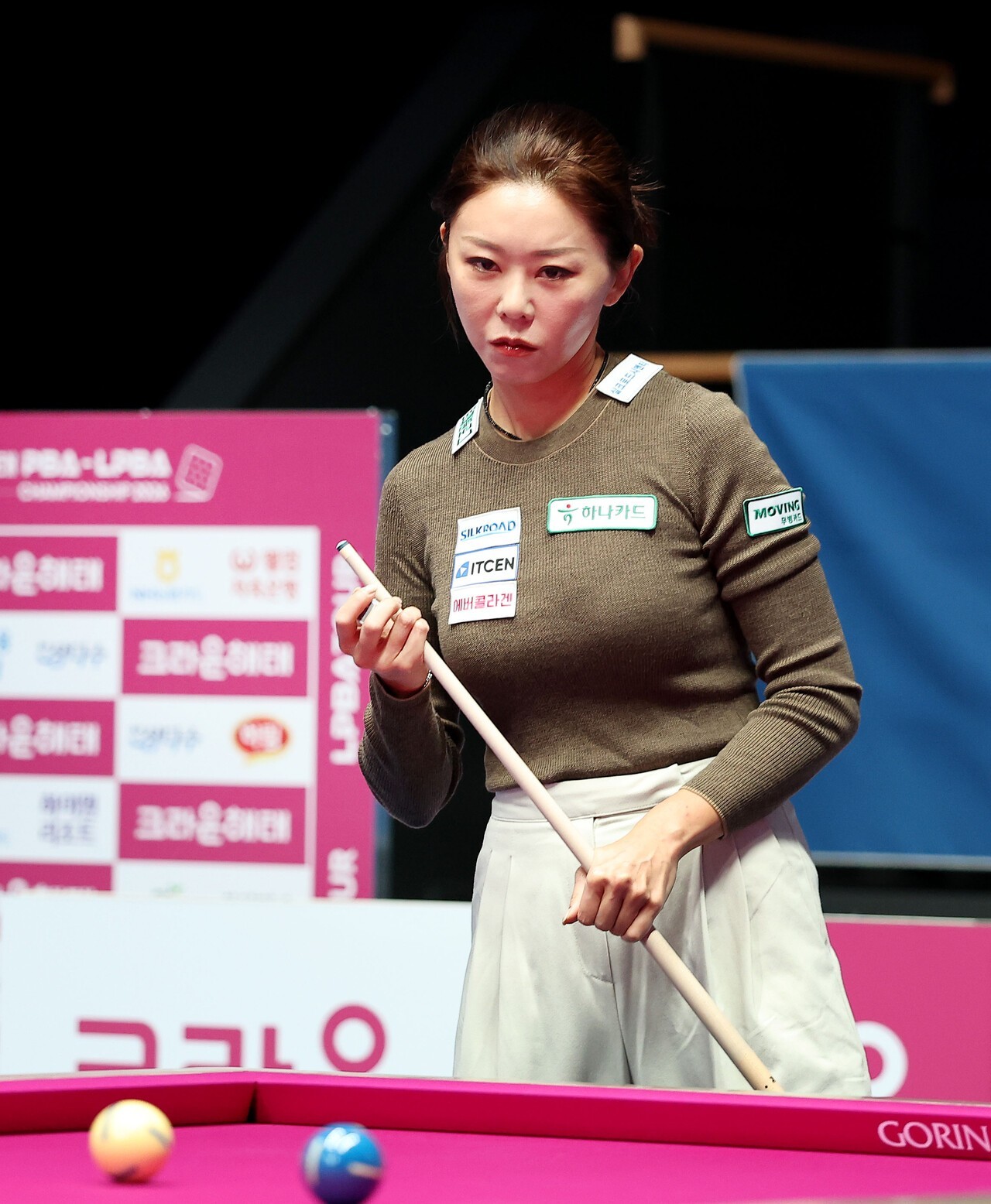 이럴 수가! 또또또또 아홉수에 좌절...'여제' 김가영, '무관 설움' 김보...