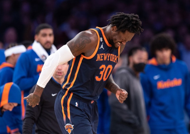 纽约之王兰德尔 至少缺阵两周 常规赛出局[NBA]