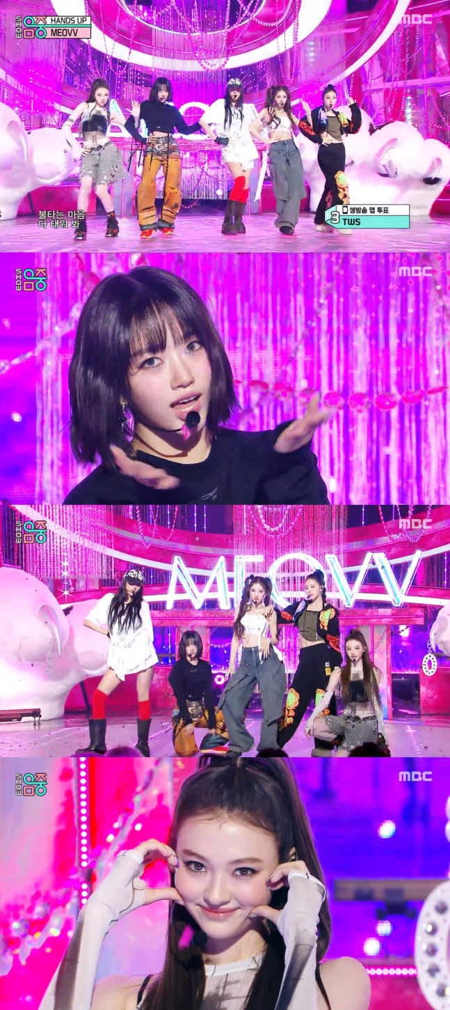 미야오, 데뷔 첫 ‘음악중심’ 시선강탈 ‘핸즈업’