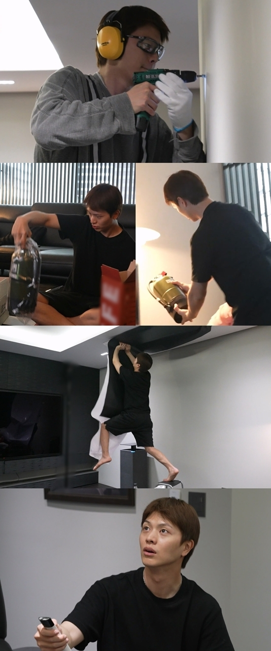 <b>육성재</b>, <b>블랙</b> 광인→동굴 <b>하우스</b> 만든 이유 (나혼산)