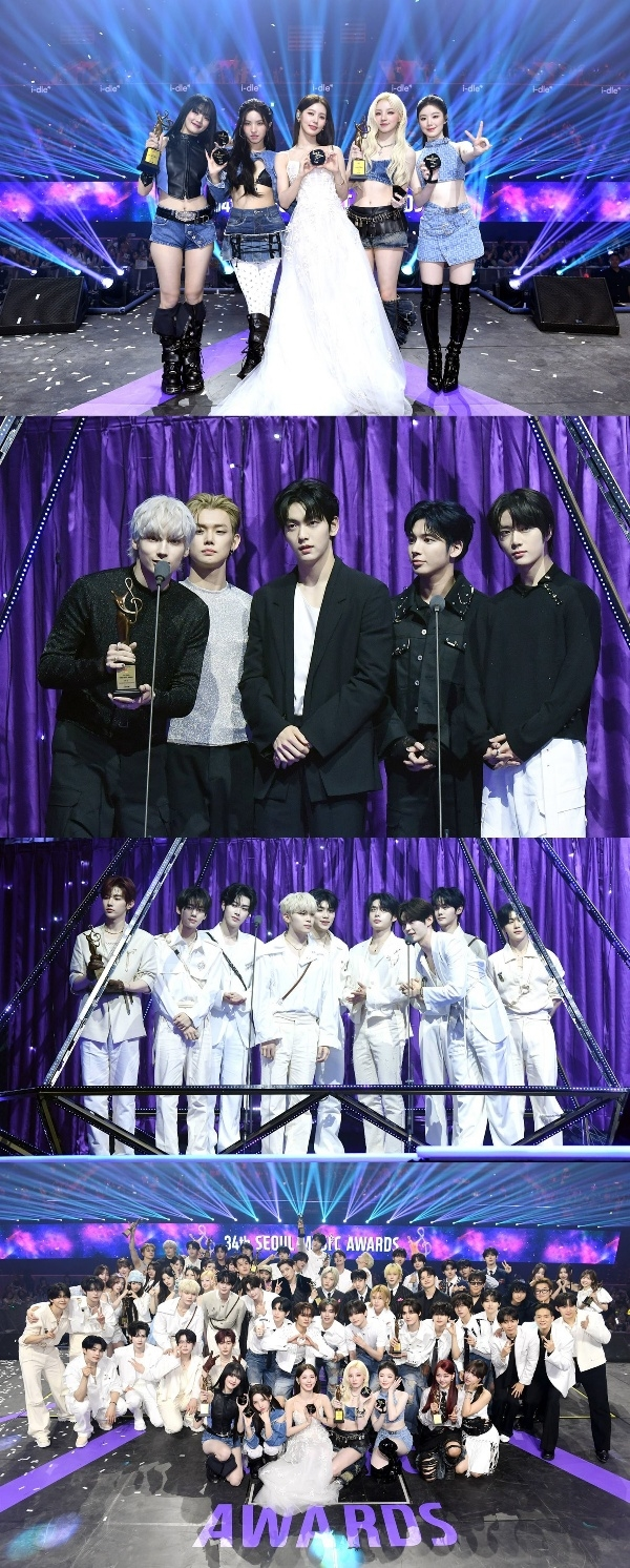 ‘<b>서울가요대상</b>’ <b>아이들</b> <b>대상</b>···영탁 3관왕[종합]