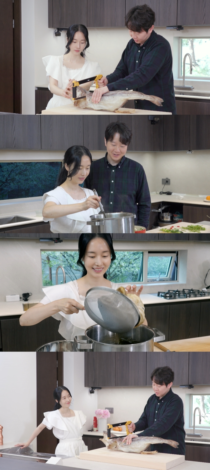 <b>이정현</b>, 남편 위해 톱 들었다…91cm <b>약대구</b> 손질 도전 (편스토랑)