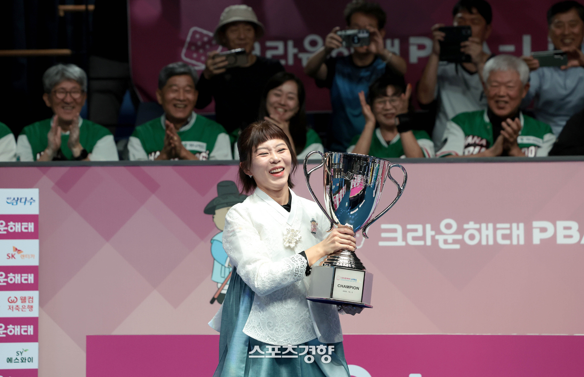 <b>김가영</b>, 크라운해태 챔피언십시즌 정상···시즌 3승·<b>통산</b> 최다승 기록...