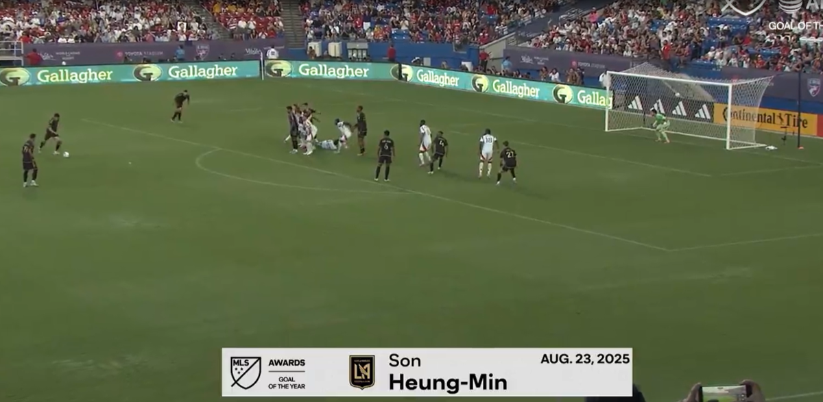 <b>손흥민</b> 프리킥골, 메시 제치고 <b>MLS 올해의 골</b>로 선정