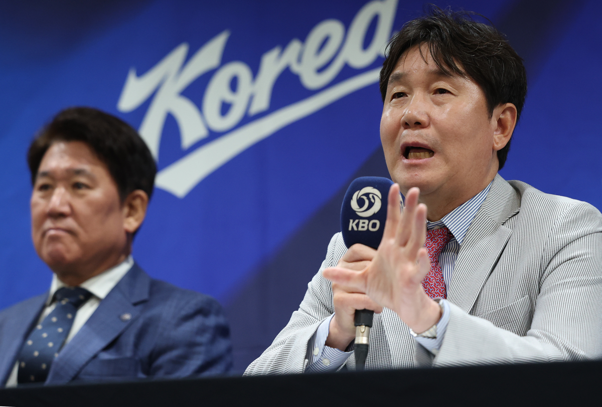 김도영·곽빈이 투타 핵심, 대회 5연패 시동 건 AG <b>야구 대표팀</b> 24명 명...