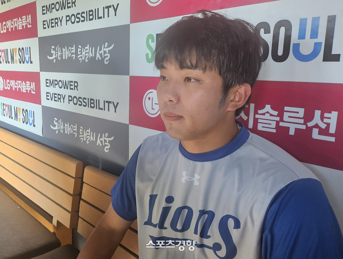 드디어 왔다… 낚시로 시름달랜 삼성 김영웅, 복귀전 유격수 선발 출장