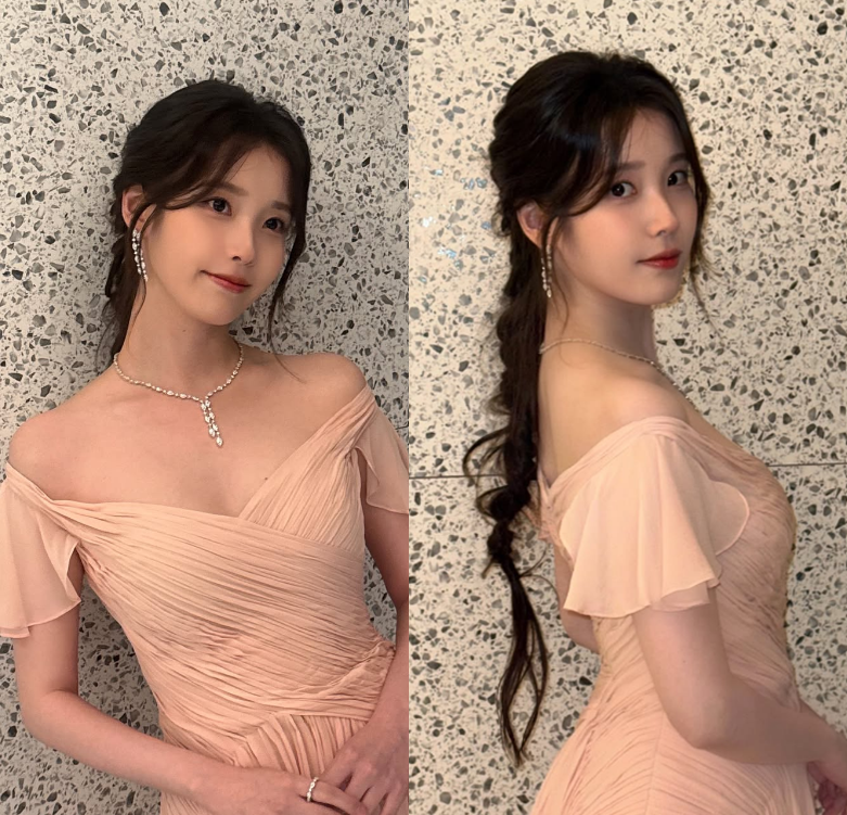 아이유, 결별·건강 <b>이상</b> 딛고 청룡 등장…밝은 미소로 전한 근황